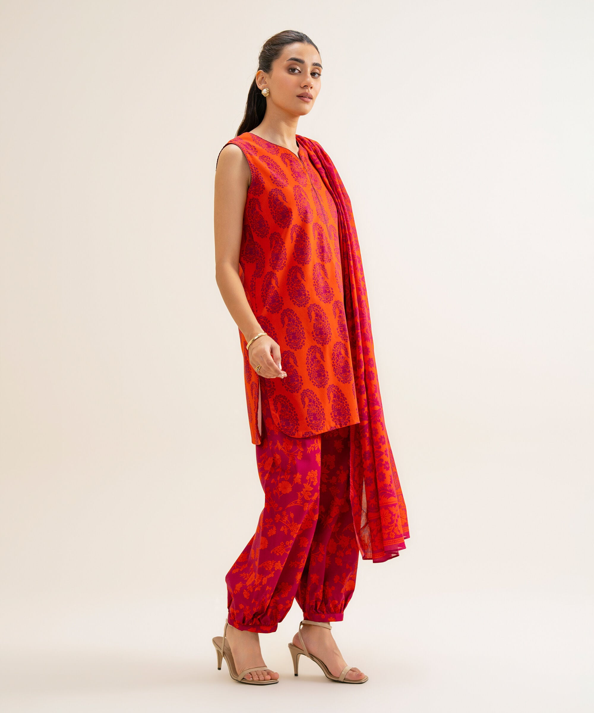 U3pd25v831ts_4 Sapphire Unstitched Fall Winter 26 3 Piece - Printed Cotton Viscose Suit | U3PD25V831TS– U3PD25V831TS 4