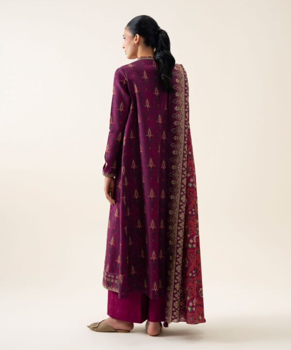 U3pds26v9113_5 Sapphire Unstitched Fall Winter 26 3 PIECE - PRINTED LIGHT KHADDAR SUIT | U3PDS26V9113– U3PDS26V9113 5