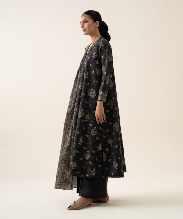 U3PDS26V9114_3 Sapphire Unstitched Fall Winter 26 3 PIECE - PRINTED LIGHT KHADDAR SUIT | U3PDS26V9114– U3PDS26V9114 3