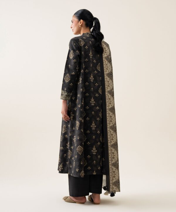 U3pds26v9114_4 Sapphire Unstitched Fall Winter 26 3 PIECE - PRINTED LIGHT KHADDAR SUIT | U3PDS26V9114– U3PDS26V9114 4