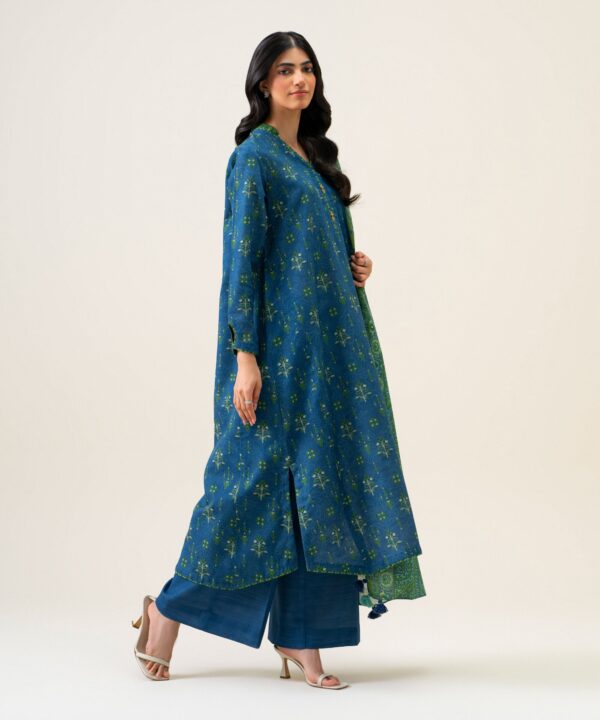 U3PDS26V9115_3 Sapphire Unstitched Fall Winter 26 3 PIECE - PRINTED LIGHT KHADDAR SUIT | U3PDS26V9115– U3PDS26V9115 3