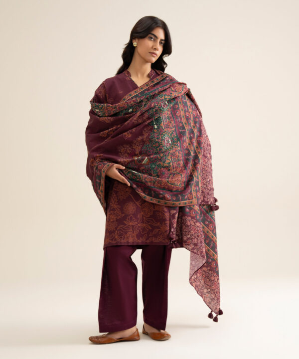 U3pdys26v925_5 Sapphire Unstitched Fall Winter 26 3 Piece - Printed Premium Khaddar Suit | U3PDYS26V925– U3PDYS26V925 5