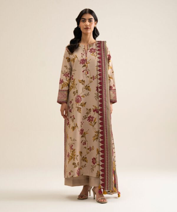 U3pdys26v936_3 Sapphire Unstitched Fall Winter 26 3 Piece - Printed Premium Khaddar Suit | U3PDYS26V936– U3PDYS26V936 3