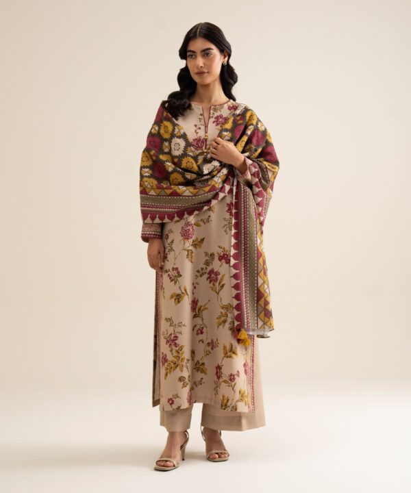 U3pdys26v936_6 Sapphire Unstitched Fall Winter 26 3 Piece - Printed Premium Khaddar Suit | U3PDYS26V936– U3PDYS26V936 6