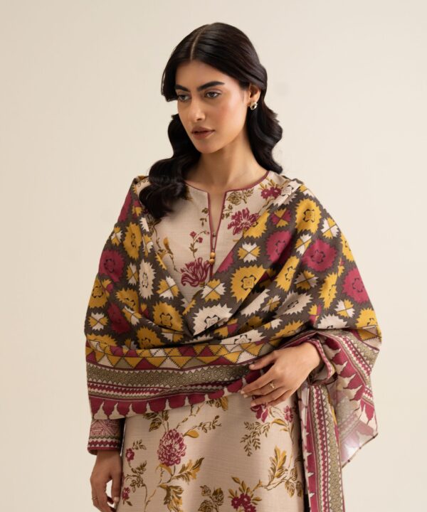 U3pdys26v936_7 Sapphire Unstitched Fall Winter 26 3 Piece - Printed Premium Khaddar Suit | U3PDYS26V936– U3PDYS26V936 7