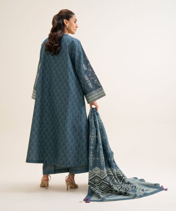 U3pedy26v975_6 Sapphire Unstitched Fall Winter 26 3 Piece - Embroidered Light Khaddar Suit | U3PEDY26V975– U3PEDY26V975 6