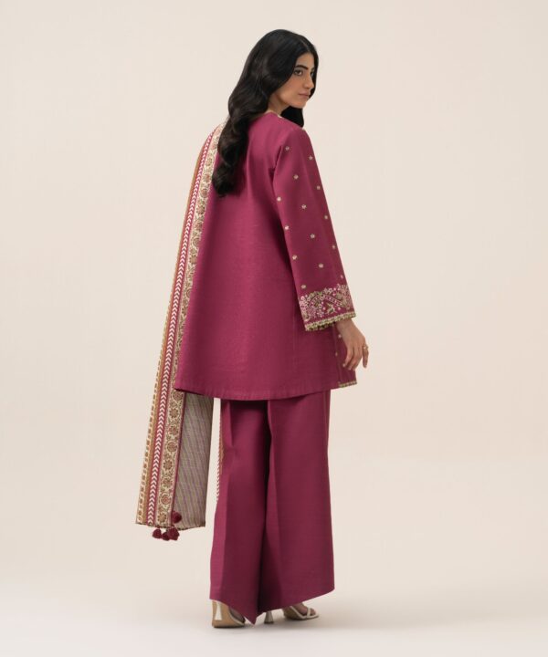 U3pesg26v911_5 Sapphire Unstitched Fall Winter 26 3 Piece - Embroidered Khaddar Suit | U3PESG26V911– U3PESG26V911 5