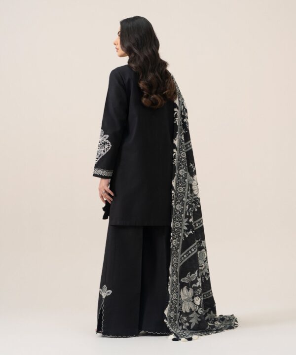 U3pesg26v928_4 Sapphire Unstitched Fall Winter 26 3 Piece - Embroidered Khaddar Suit | U3PESG26V928– U3PESG26V928 4
