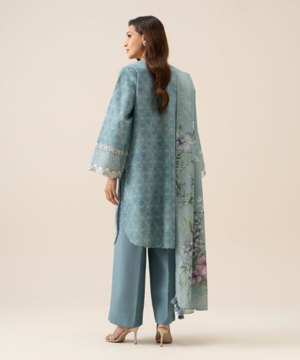 U3pesg26v942_5 Sapphire Unstitched Fall Winter 26 3 Piece - Embroidered Light Khaddar Suit | U3PESG26V942– U3PESG26V942 5