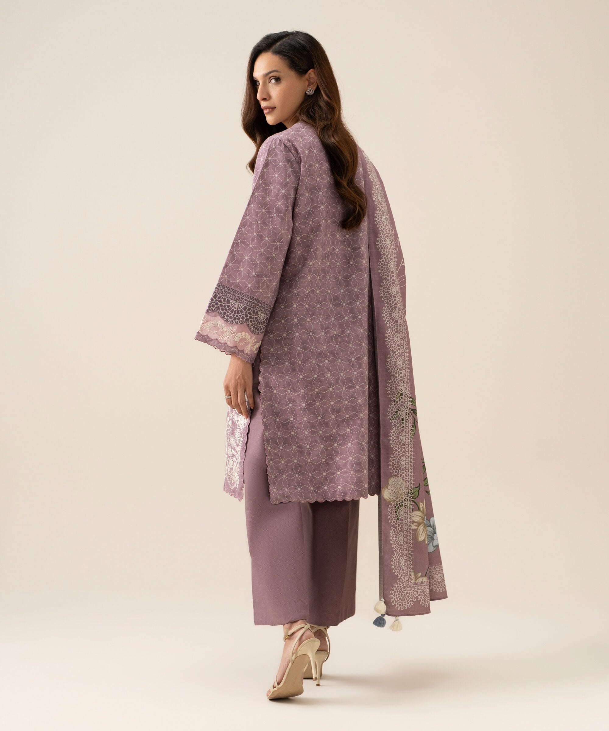 U3pesg26v943_4 Sapphire Unstitched Fall Winter 26 3 Piece - Embroidered Light Khaddar Suit | U3PESG26V943– U3PESG26V943 4
