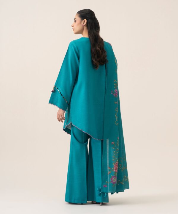 U3pest26v916_4 Sapphire Unstitched Fall Winter 26 3 Piece - Embroidered Khaddar Suit | U3PEST26V916– U3PEST26V916 4