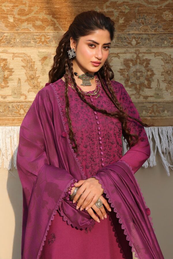 Untitled-1_0000_7i0a3245 Cross Stitch Winter Unstitched 26 VELVET FUCHSIA-3PC LINEN EMBROIDERED SUIT– Untitled-1 0000 7I0A3245