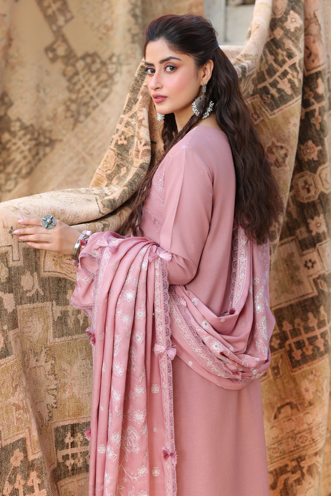 Untitled-1_0002_7i0a3333 Cross Stitch Winter Unstitched 26 ROSE MELODY-3PC LINEN EMBROIDERED SUIT– Untitled-1 0002 7I0A3333