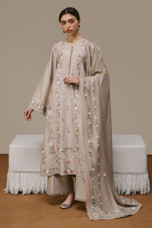 Untitled-1_0002_DSC01396_1 Cross Stitch Winter Unstitched 26 GARY LUXE-3PC MARINA EMBROIDERED SUIT
