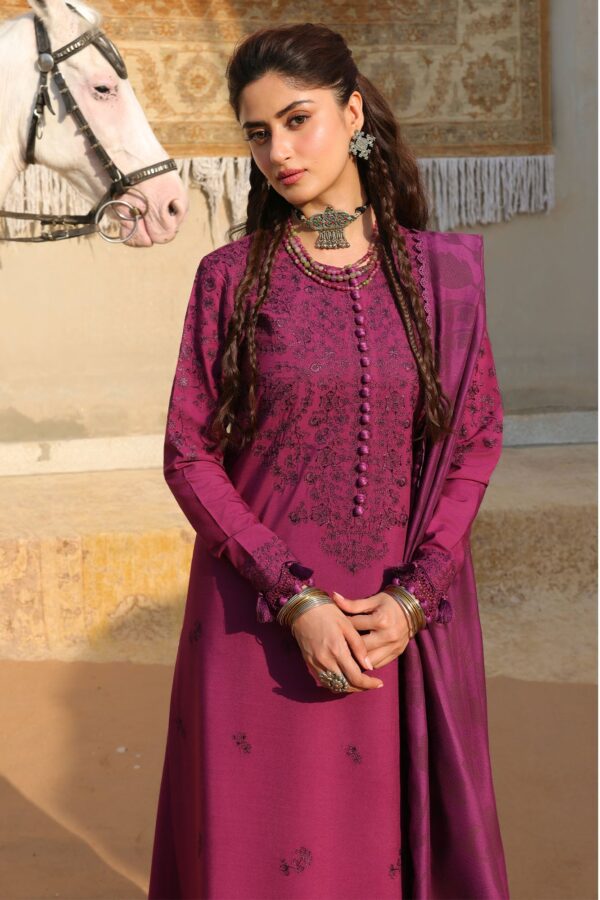 Untitled-1_0004_7i0a3158 Cross Stitch Winter Unstitched 26 VELVET FUCHSIA-3PC LINEN EMBROIDERED SUIT– Untitled-1 0004 7I0A3158