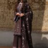 Cross stitch winter unstitched 26 deep walnut-3pc marina embroidered suit Cross Stitch Winter Unstitched 26 DEEP WALNUT-3PC MARINA EMBROIDERED SUIT