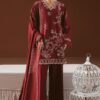 Untitled-1_0033_dsc01659 Cross Stitch Winter Unstitched 26 SCARLET INK-3PC LINEN PRINTED SUIT