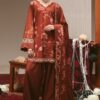 Untitled-1_0068_dsc00747 Cross Stitch Winter Unstitched 26 SEPIA GRACE- 3PC MARINA PRINTED SUIT