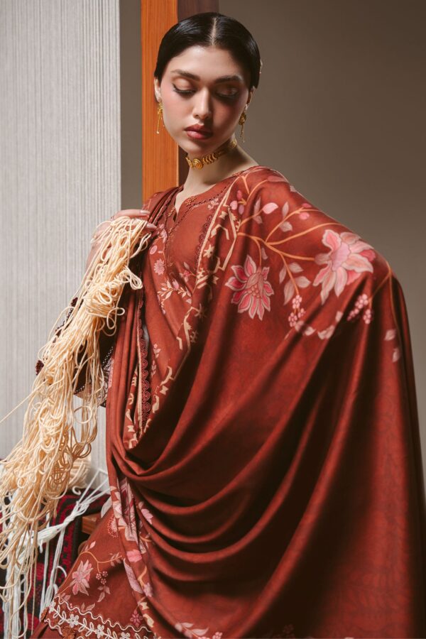 Untitled-1_0069_DSC00720 Cross Stitch Winter Unstitched 26 SEPIA GRACE- 3PC MARINA PRINTED SUIT– Untitled-1 0069 DSC00720