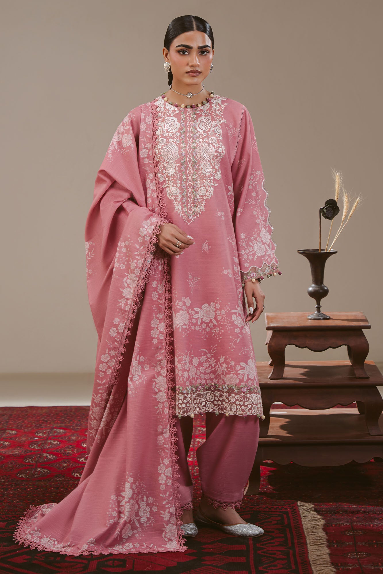 Untitled-1_0084_dsc00310 Cross Stitch Winter Unstitched 26 PINK ALLURE-3PC KHADDAR PRINTED SUIT