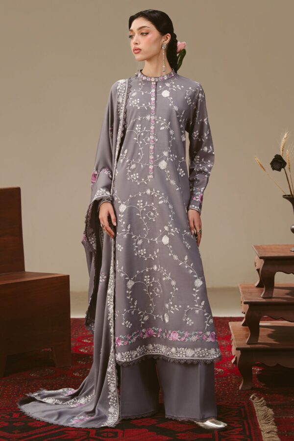 Untitled-1_0093_DSC00123 Cross Stitch Winter Unstitched 26 VIOLET HAZE-3PC LINEN EMBROIDERED SUIT