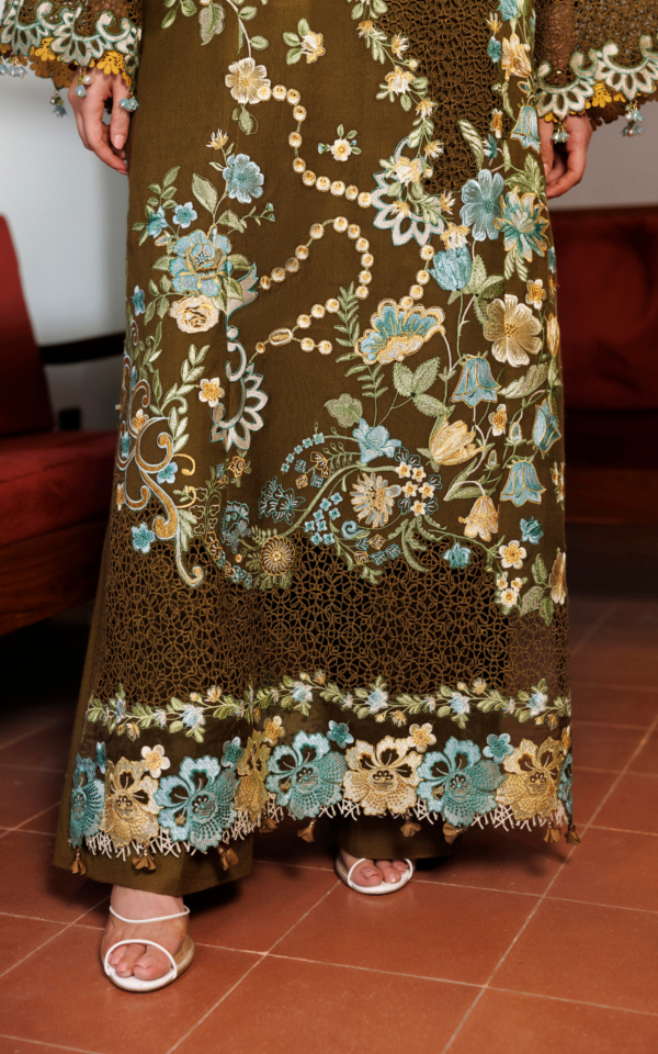 Wlxu-02_3 Asifa & Nabeel Plush Luxury Winter 26 Hazel Hue (WLXU-02) | 3pcs Embroidered Unstitched Winter– WLXU-02 3