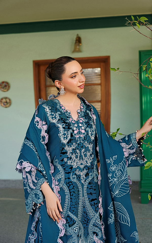 Wlxu-03_6 Asifa & Nabeel Plush Luxury Winter 26 Secret Garden (WLXU-03) | 3pcs Embroidered Unstitched Winter– WLXU-03 6