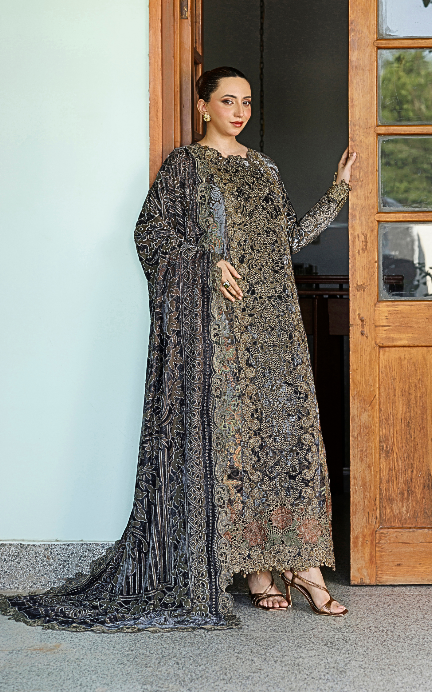 Wlxu-05_1 Asifa & Nabeel Plush Luxury Winter 26 Magnolia (WLXU-05) | 3pcs Embroidered Unstitched Winter