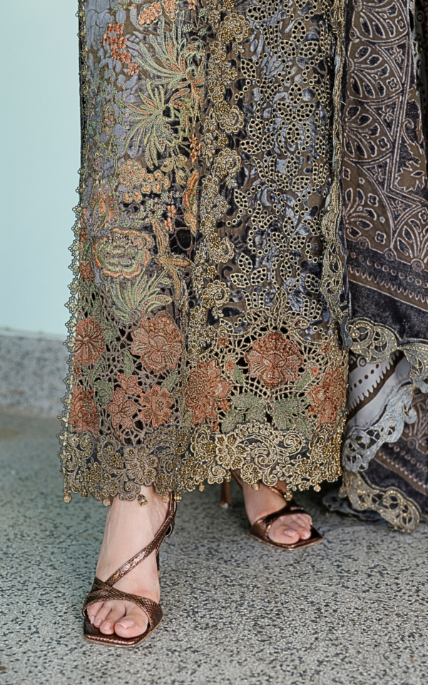 Wlxu-05_3 Asifa & Nabeel Plush Luxury Winter 26 Magnolia (WLXU-05) | 3pcs Embroidered Unstitched Winter– WLXU-05 3
