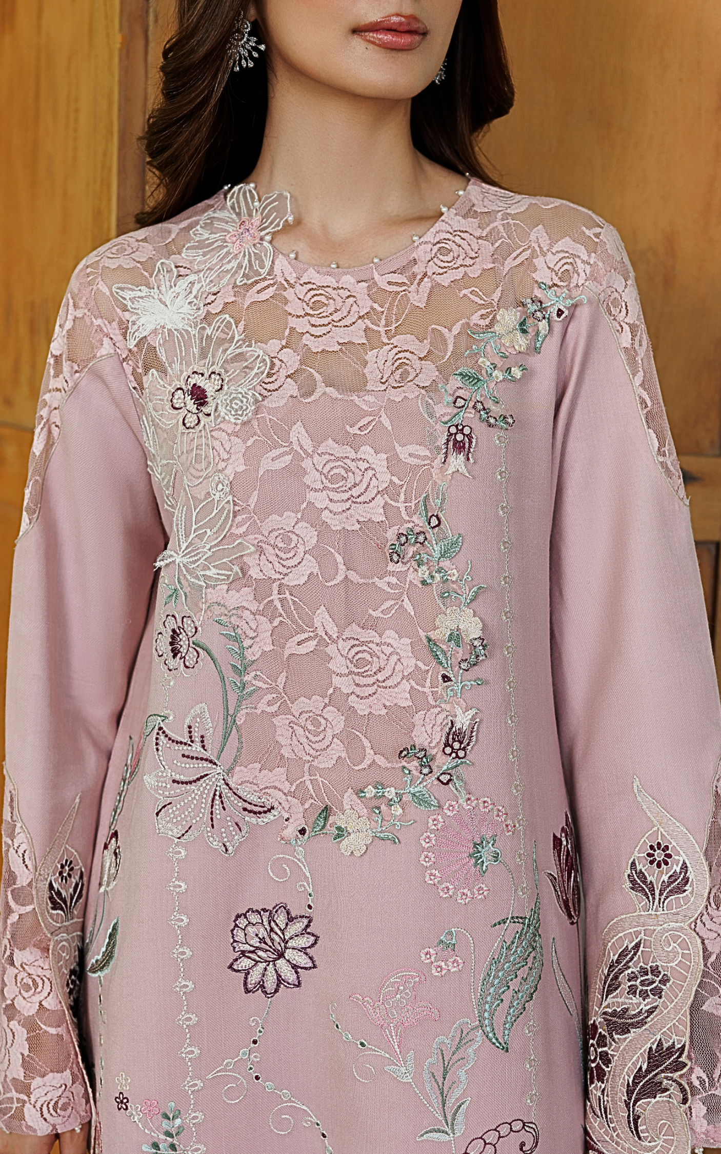Wlxu-07_2 Asifa & Nabeel Plush Luxury Winter 26 Winter Rose (WLXU-07) | 3pcs Embroidered Unstitched Winter– WLXU-07 2
