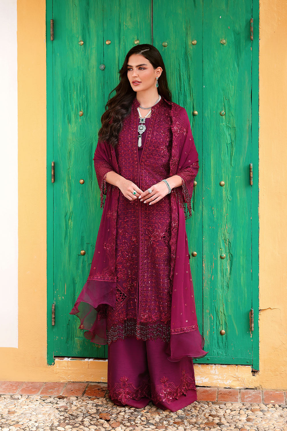 Willow_4 Saira Rizwan Lumiere Chiffon Unstitched 2026 WIllOW-lU26-04– Willow 4