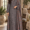 Noor by saadia asad winter embroidered printskhas 26 d4 a - graphite steel Noor by Saadia Asad Winter Embroidered Printskhas 26 D4 A - Graphite steel