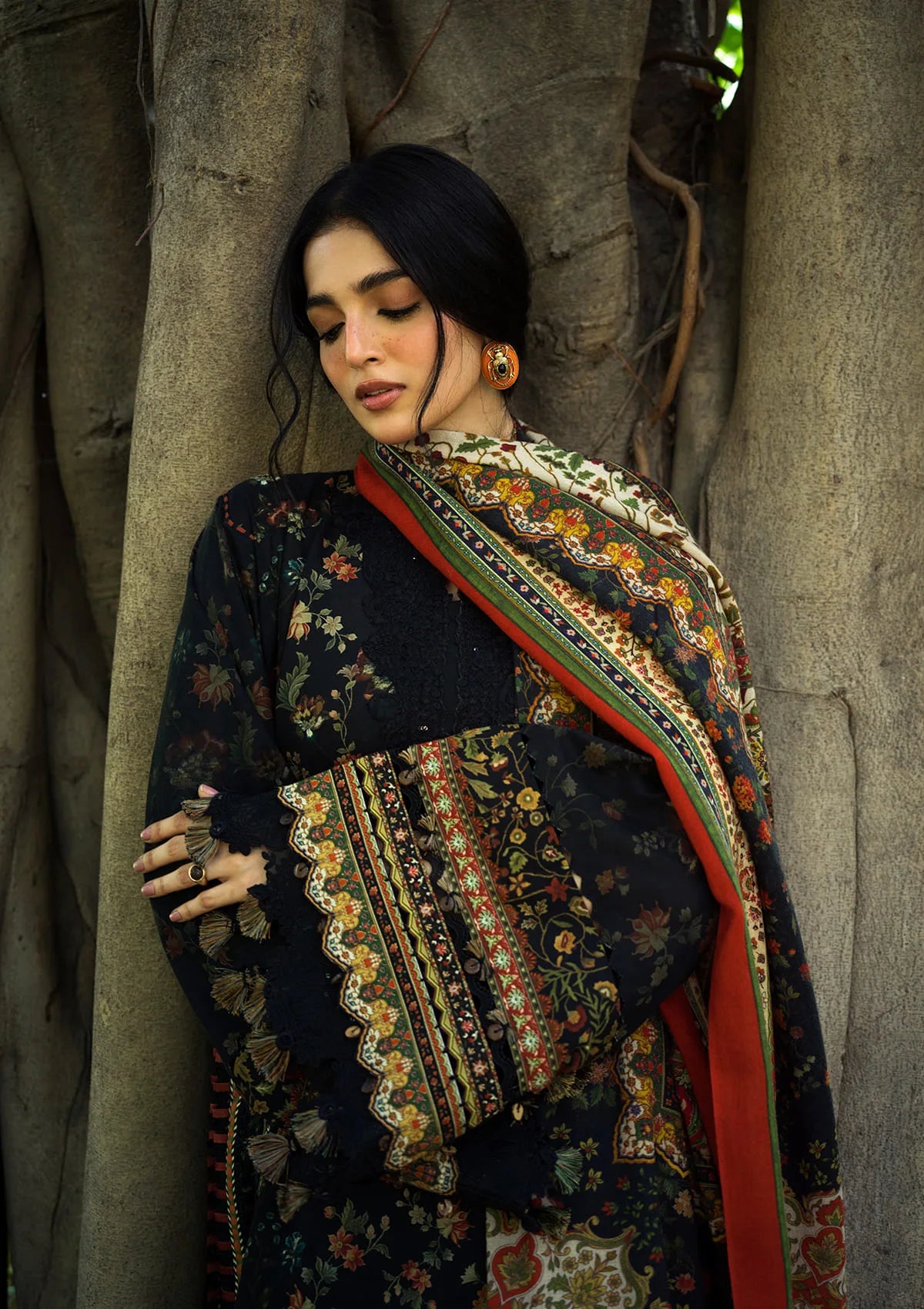 Iofdlbumpwfe3qebvqvr Elaf Wilderness Pashmina Shawl Edit 26 EWR-8A NOIRE– iofdlbumpwfe3qebvqvr