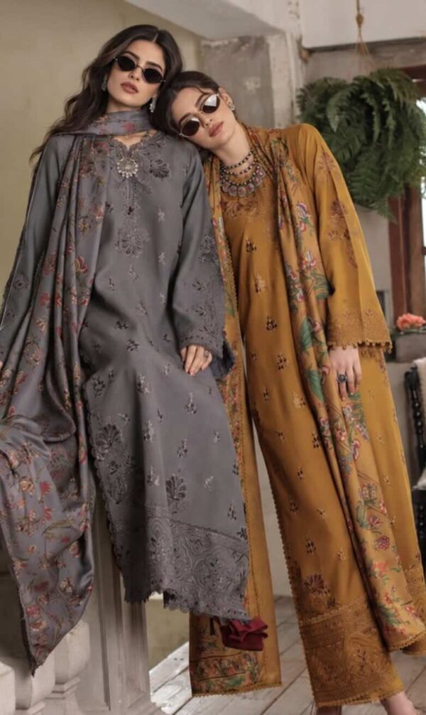Noor by Saadia Asad Winter Embroidered Printskhas 2026