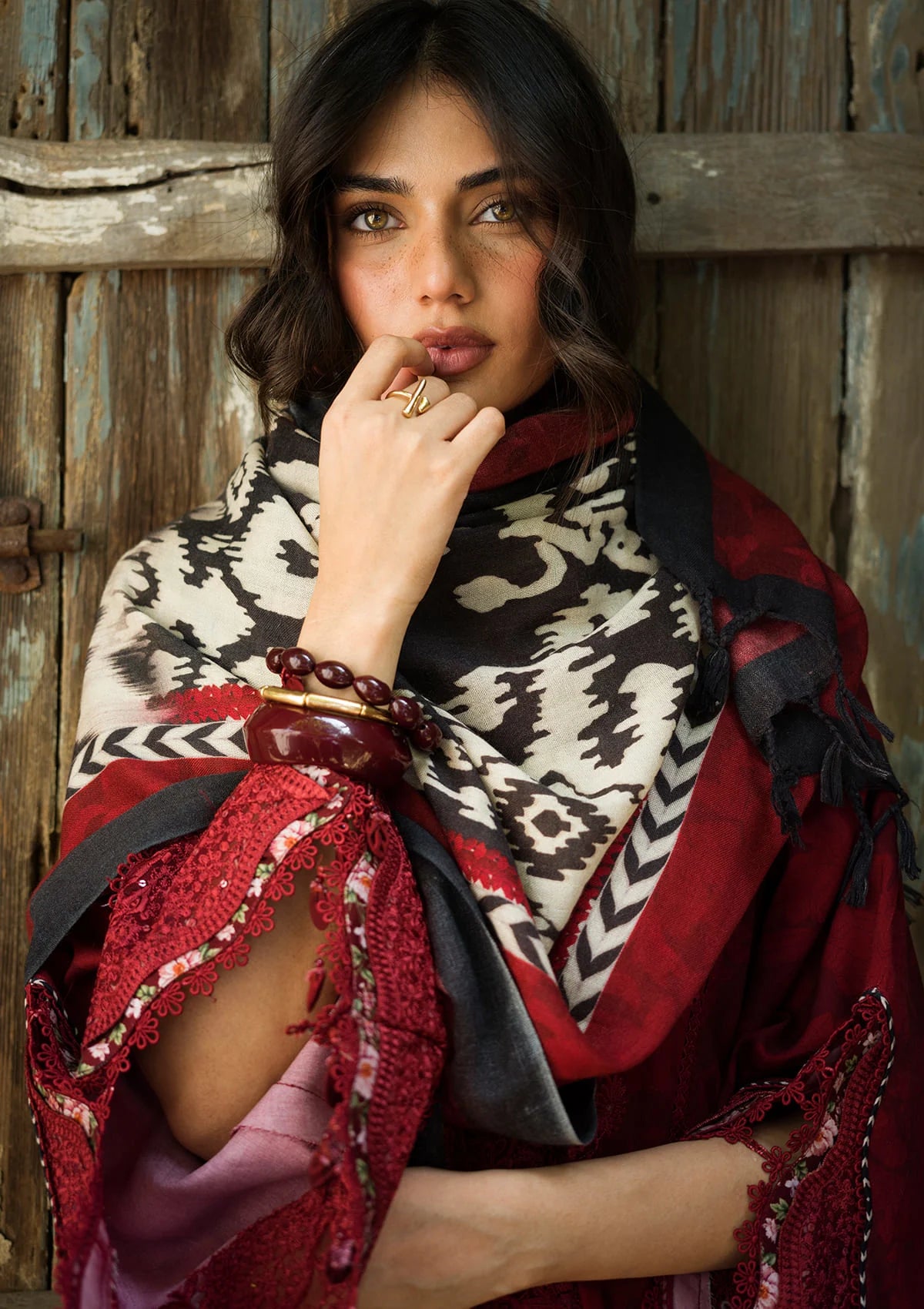 Tftkqgvls1rsdivgyqaa Elaf Wilderness Pashmina Shawl Edit 26 EWR-5A CRIMSONWOOD– tftkqgvls1rsdivgyqaa