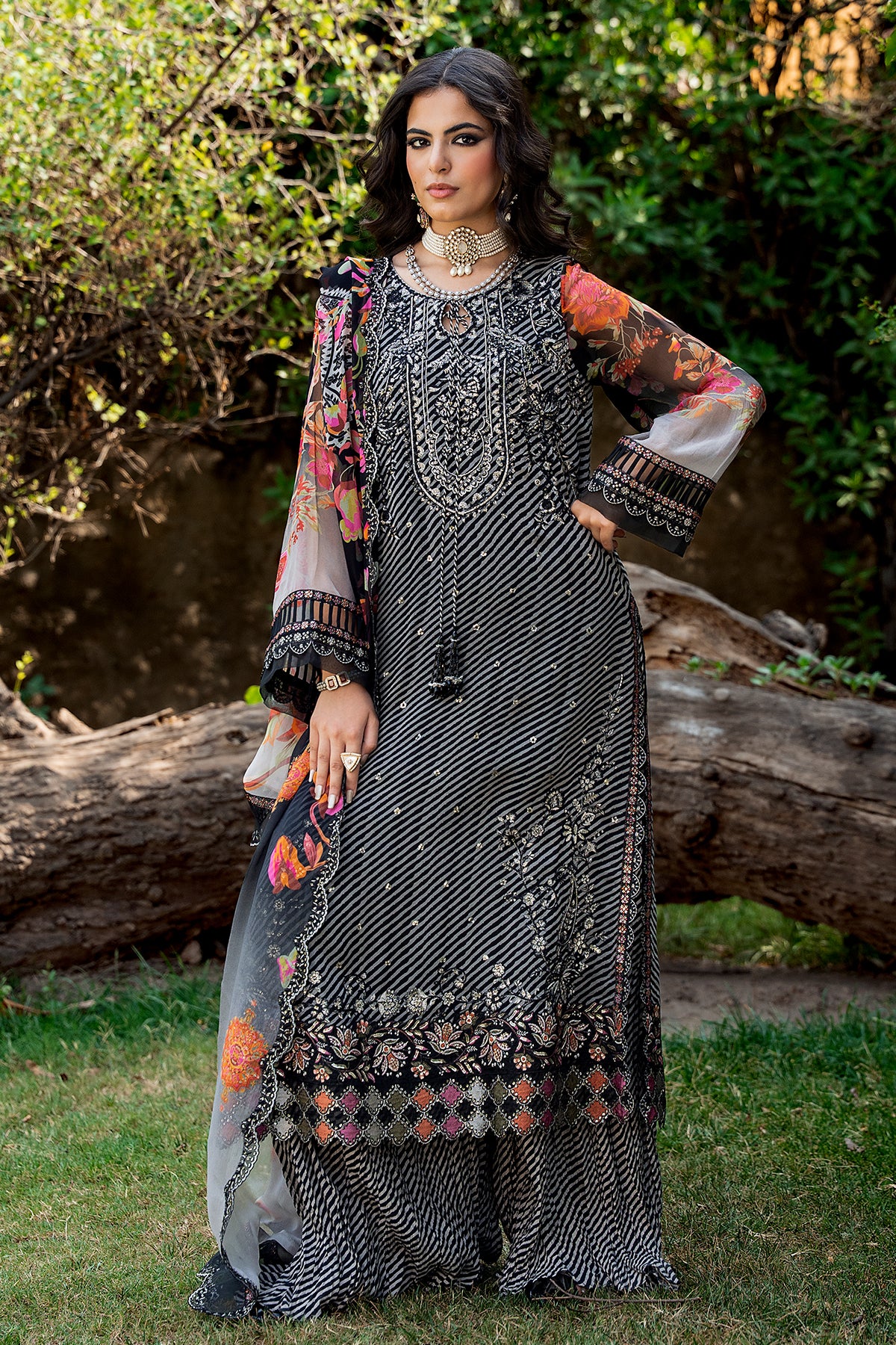 Web_48_-copy Charizma Combination Collection 3-PC Unstitched Embroidered Chiffon Collection VSLW6-02