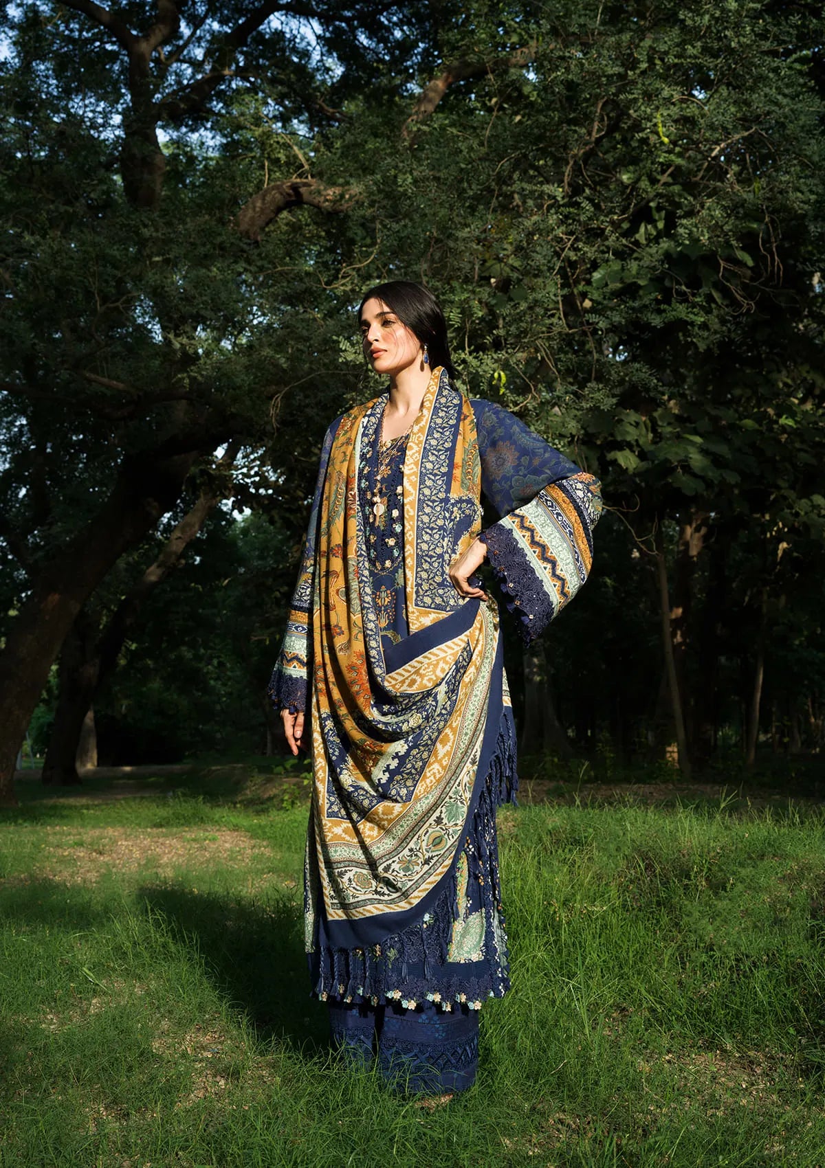Wn8zel2zw6phltexvxeh Elaf Wilderness Pashmina Shawl Edit 26 EWR-3A BLUES– wn8zel2zw6phltexvxeh